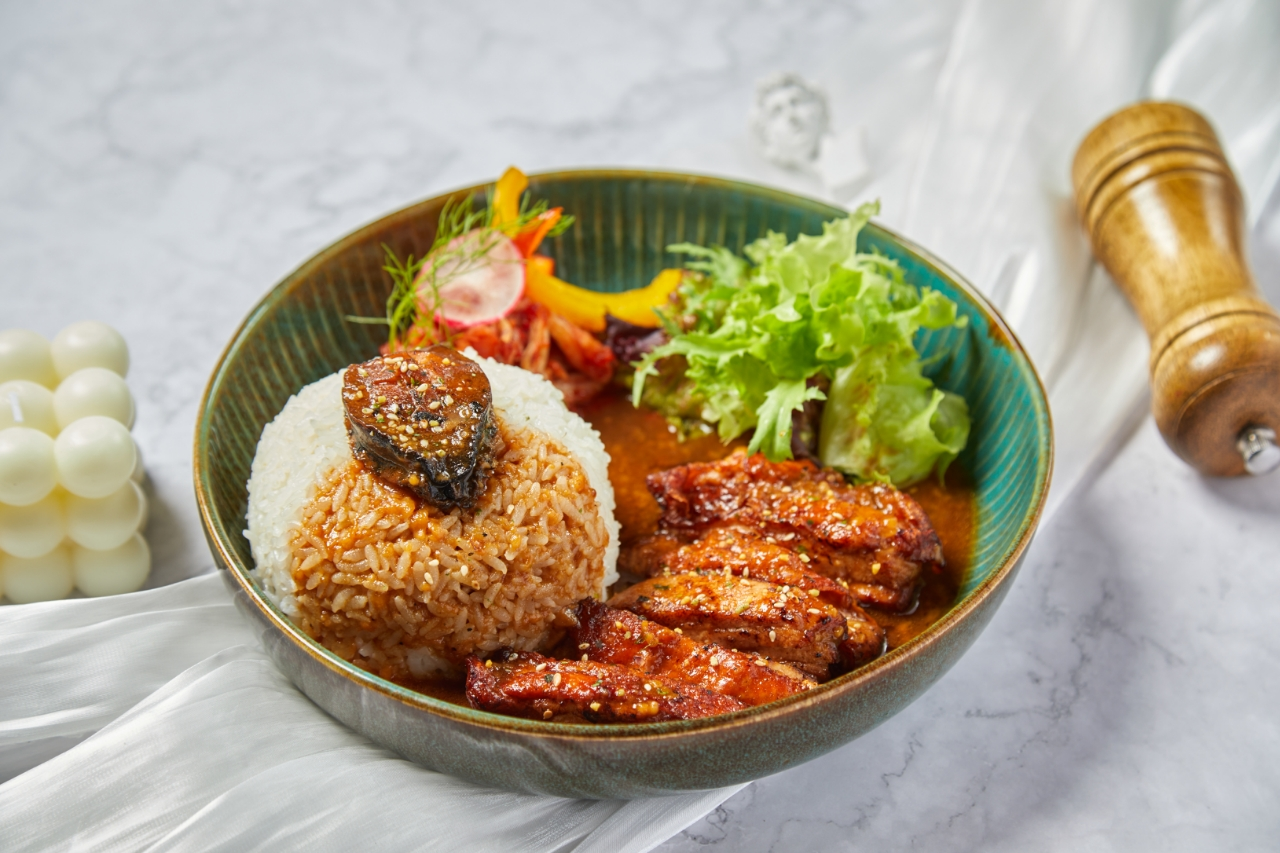 鲍鱼照烧鸡扒饭(现烤)